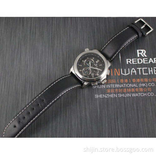 Hot-selling classical men's stainless steel watch with Japanese quartz movement, OEM is welcome